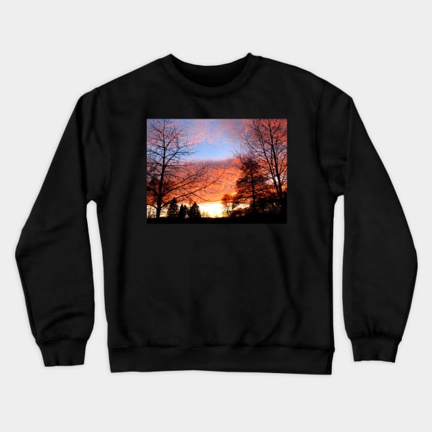 Magical Sunset Crewneck Sweatshirt by danieljanda